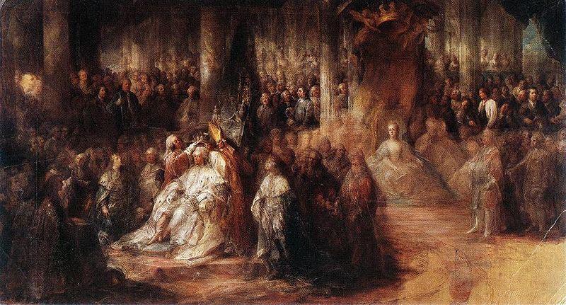 Carl Gustaf Pilo The coronation of Gustaf III